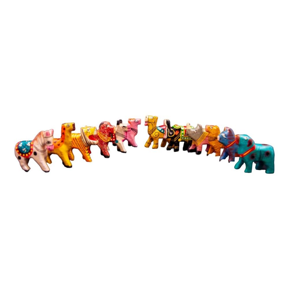 Wooden Animal Set 5 Cms