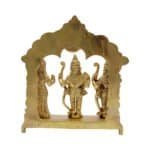 Handcrafted Brass Idol of Ram Darbar for Home/ Temple/ Office/ Gifting - Image 4