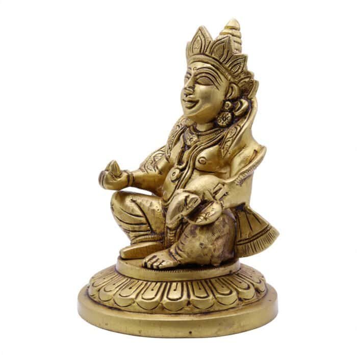 Handcrafted Brass Kuber Idol for Home/ Office/ Gifting - Image 3