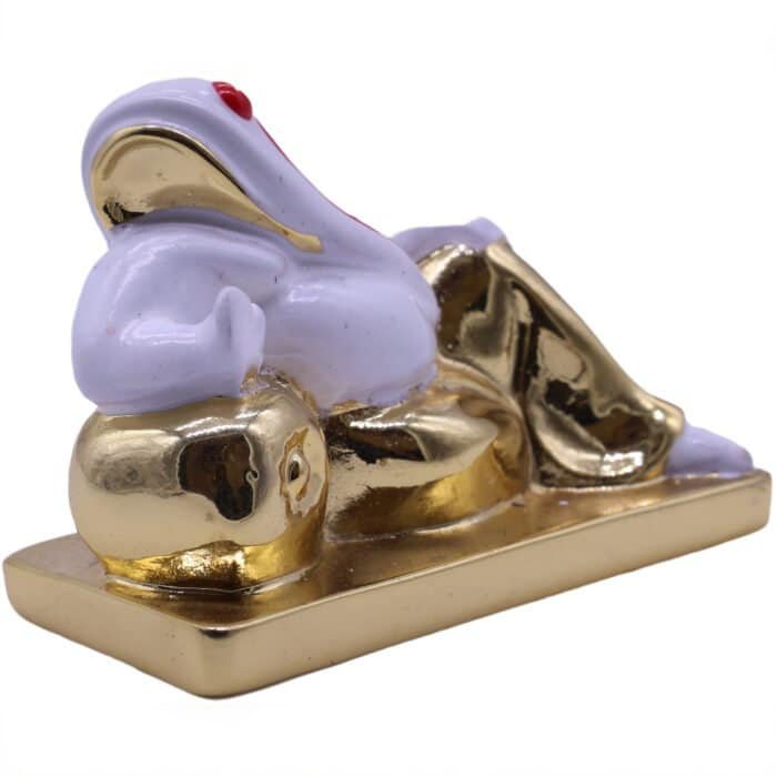 Resting Ganesha with gold seating for Car/ Home/ Office (2 color options) - Image 9
