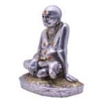 Swami Samarth Idol in Silver & Gold Accents for Home/ Office/ Car - Image 2