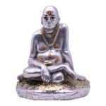 Swami Samarth Idol in Silver & Gold Accents for Home/ Office/ Car