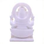 Exquisite Handcrafted Marble Ganesha/Ganpati Idol 20cm for Temple/ Gifting - Image 5