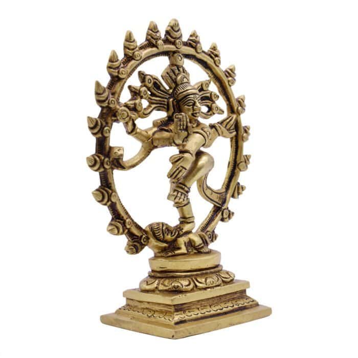 Handcrafted Brass Nataraj Idol for Gifting/ Office/ Home Decor - Image 4