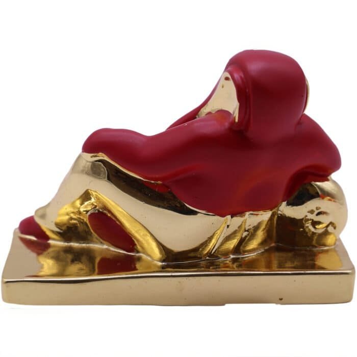 Resting Ganesha with gold seating for Car/ Home/ Office (2 color options) - Image 4