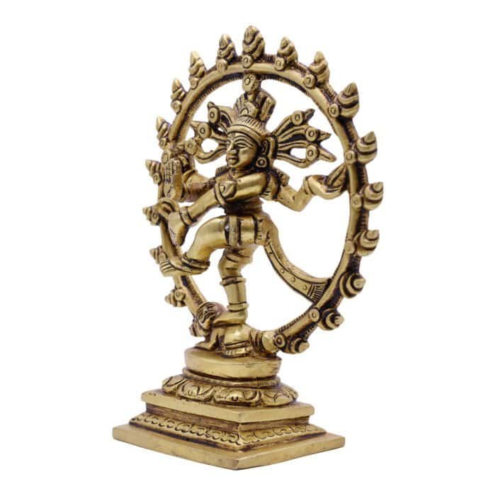 Handcrafted Brass Nataraj Idol for Gifting/ Office/ Home Decor - Image 3