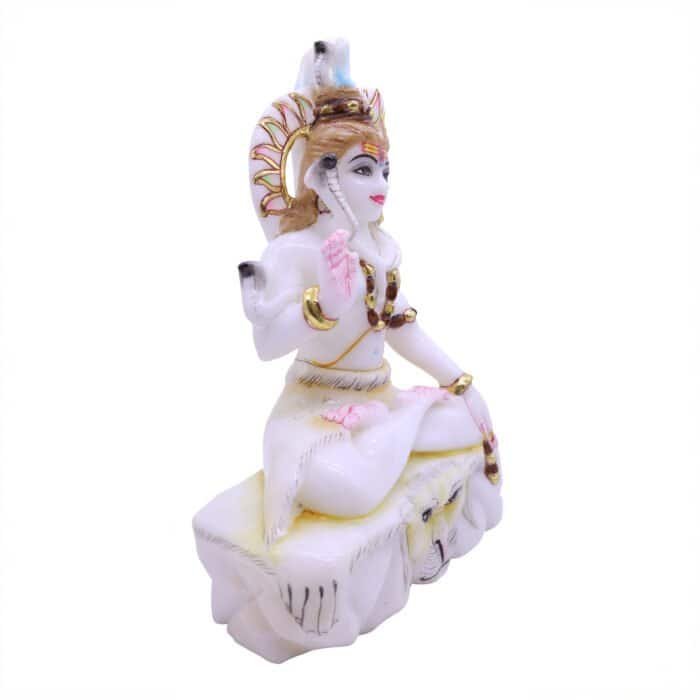 Handcrafted Maa Lakshmi Marble Statue for Home/ Temple/ Gifting - Image 4