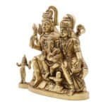 Handcrafted Brass Shiv Parivaar Idol Large for Home/ Temple/ Office/ Gifting - Image 2