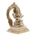 Handcrafted Panch Dhaatu Saraswati Idol for Home/ Temple/ Gifting - Image 4
