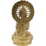 Handcrafted Large Brass Buddha for Home Decor/ Office/ Gifting - Image 2