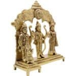 Handcrafted Brass Idol of Ram Darbar for Home/ Temple/ Office/ Gifting - Image 3