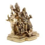 Handcrafted Brass Shiv Parivaar for Temple/ Home/ Office/ Gifting - Image 3