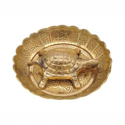 Brass Kachua/Tortoise Plate for Decor/ Office/ Home/ Gifting Good Vastu