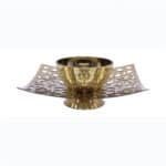 Brass Decorative Diya with square base - Image 2