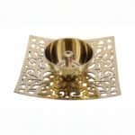 Brass Decorative Diya with square base