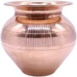 Pure Copper Lota/Kalash for Puja Rituals