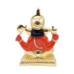 Ganesha/Ganpati Gold Plated Idol 14cm for Temple/Home/Gifting - Image 4