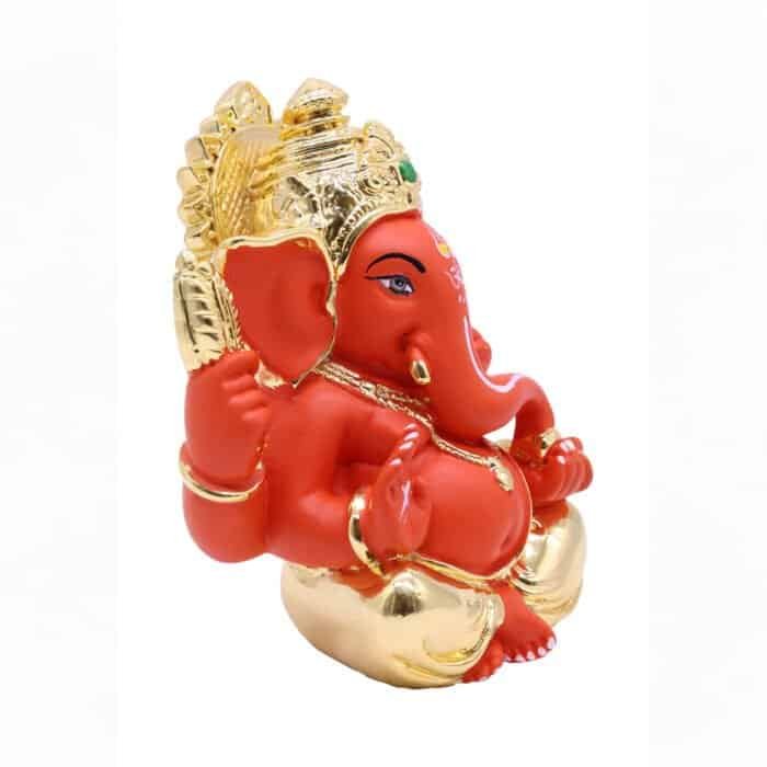 Lord Ganesha/Ganpati Idol for Temple/ Office/ Home/ Gifting (2 color options) - Image 8