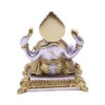 Lord Ganesha/Ganpati Idol in Silver & Gold for Dashboard/ Home/ Office/ Gifting - Image 4