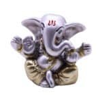 Lord Ganesha/Ganpati Idol in Gold & Silver for Office/ Car/ Gifting