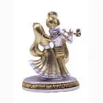 Radha Krishna Idol in Silver & Gold for Home/ Office/ Gifting - Image 4