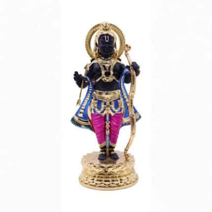 Exquisite Lord Ram Statue in Black & Gold, perfect for Gifting