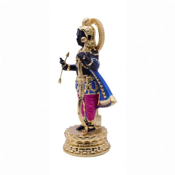 Exquisite Lord Ram Statue in Black & Gold, perfect for Gifting - Image 3