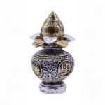 Kalash in Silver & Gold with Shree & Swastika Symbol for Home/ Temple/ Office/ Gifting - Image 2