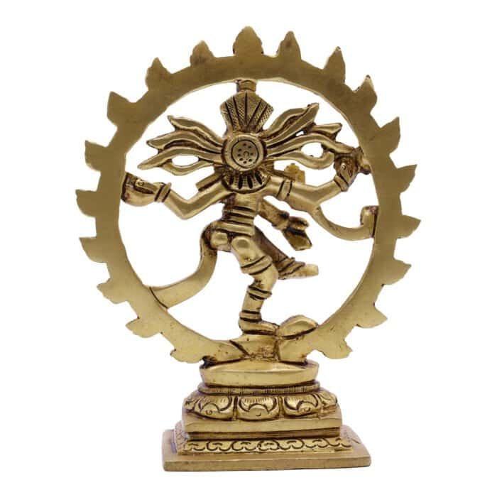 Handcrafted Brass Nataraj Idol for Gifting/ Office/ Home Decor - Image 2