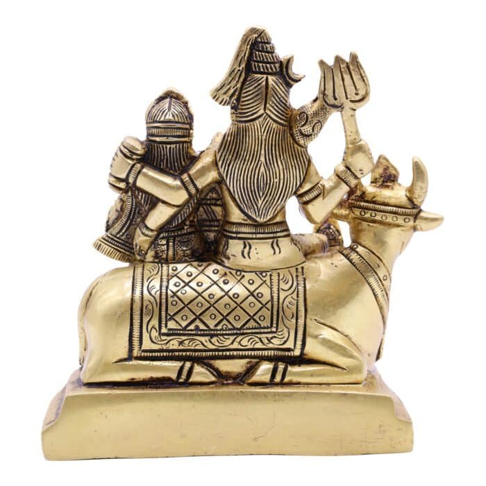 Handcrafted Brass Shiv Parivaar for Temple/ Home/ Office/ Gifting - Image 4