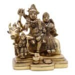 Handcrafted Brass Shiv Parivaar for Temple/ Office/ Gifting
