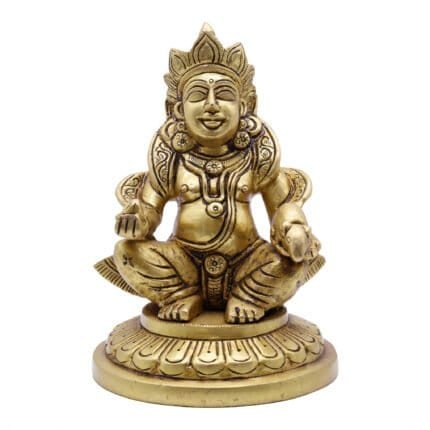 Handcrafted Brass Kuber Idol for Home/ Office/ Gifting