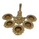 Handcrafted 5 wick Diya for Puja