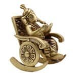 Brass Ganesha/Ganpati on a rocking chair for Home/ Office/ Gifting - Image 4