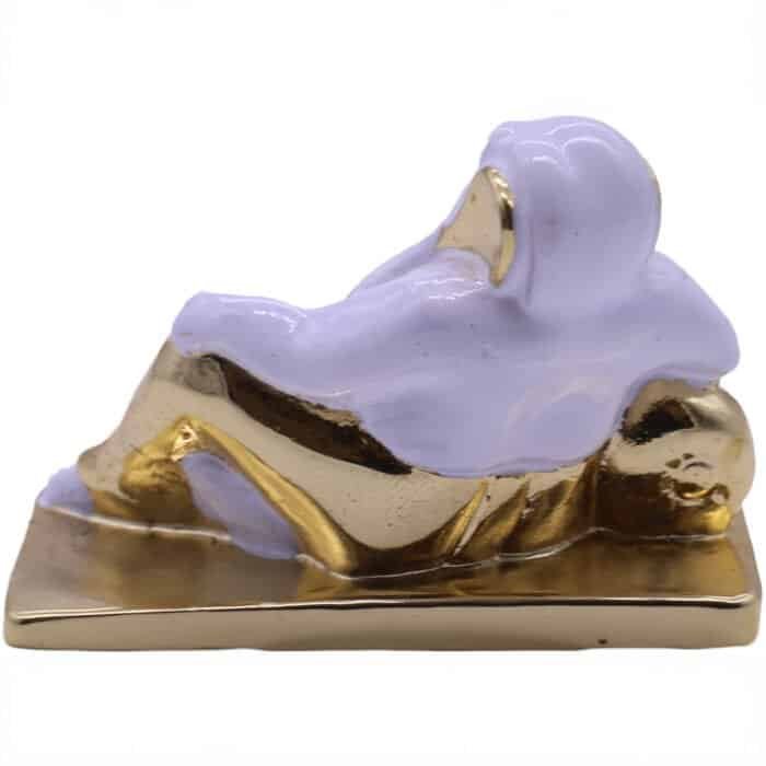 Resting Ganesha with gold seating for Car/ Home/ Office (2 color options) - Image 7