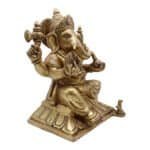 Elegant Handcrafted Brass Ganesha/Ganpati for Temple/ Office/ Gifting - Image 5