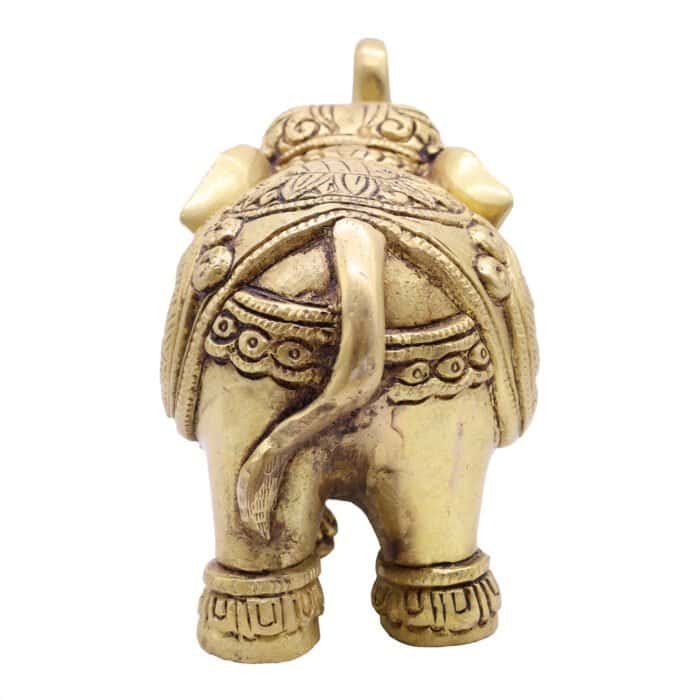 Elegant Handcrafted Brass Elephant Showpiece for Home/ Gifting - Image 4