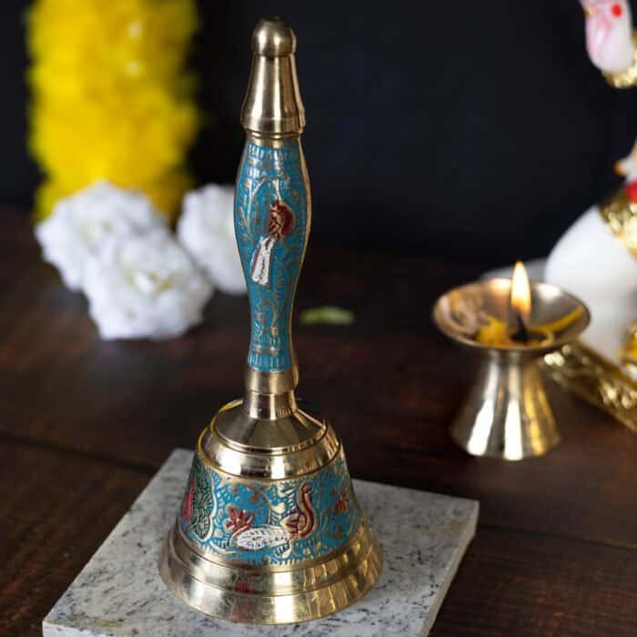 BR MEENAKARI HAND BELL - Image 3