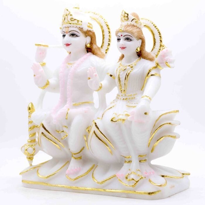 MB 003 SITTING VISHNU LAXMI - Image 2