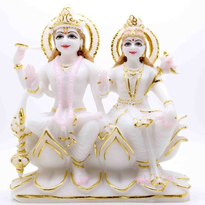MB 003 SITTING VISHNU LAXMI - Image 4