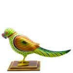 WOODEN SP PARROT 12 CMS