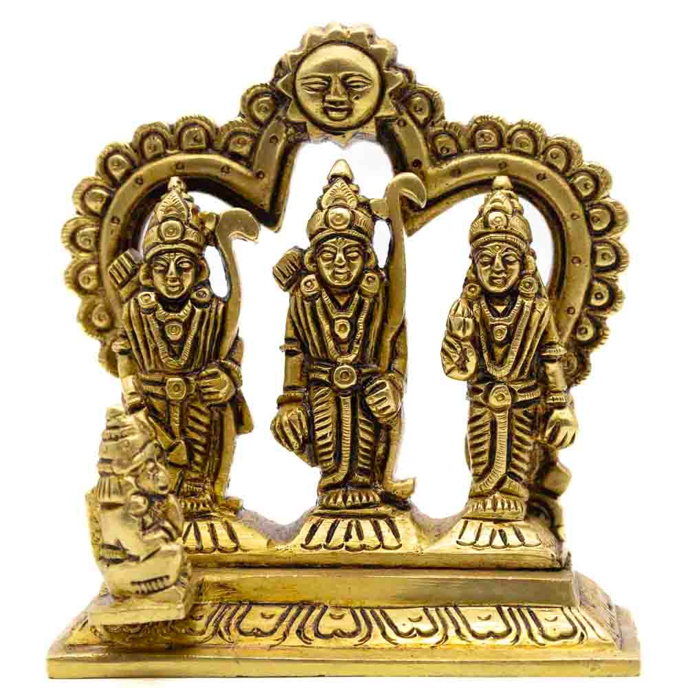 1050996 Br Ram Darbar on Base - Image 1