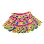 FANCY EMB722 LEHANGA PATKA SET D74 - Image 2