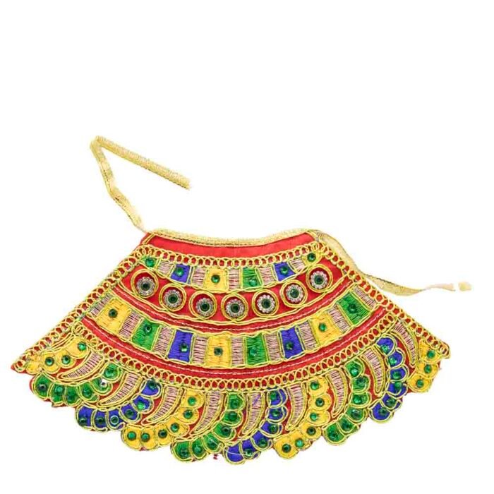 FANCY EMB722 LEHANGA PATKA SET D74 - Image 3