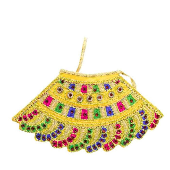 FANCY EMB722 LEHANGA PATKA SET D74 - Image 4