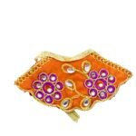 FANCY JARI FLOWER LEHANGA PATKA SET D94