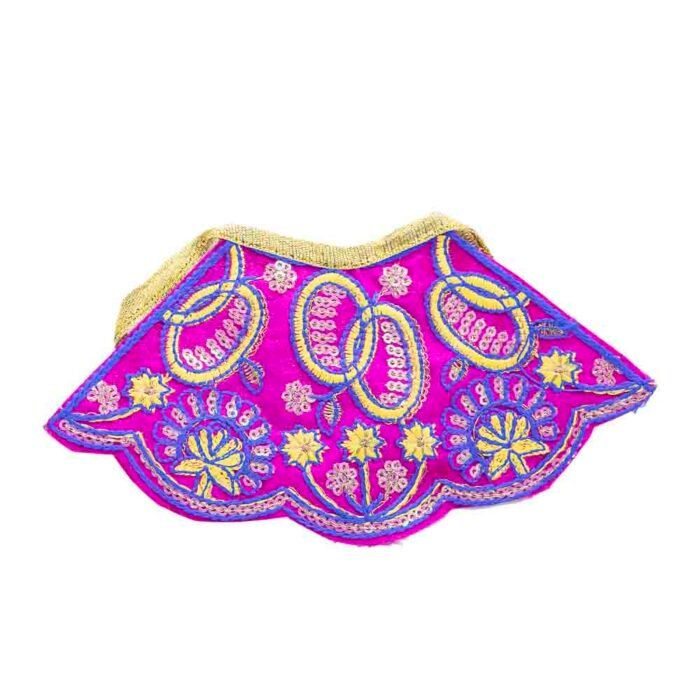 FANCY JARI FLOWER LEHANGA PATKA SET D96 - Image 6