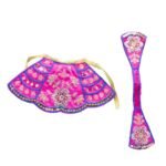 FANCY JARI FLOWER LEHANGA PATKA SET D96 - Image 8