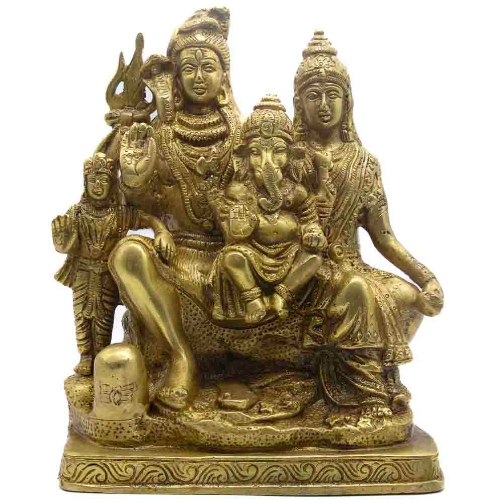 1052153 BR SHIV PARIVAAR ON SQUARE BASE - Image 1