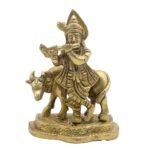 BR COW KRISHNA PLAYING FLUTE